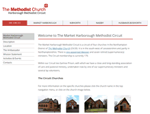 Tablet Screenshot of harboroughmethodistcircuit.org.uk